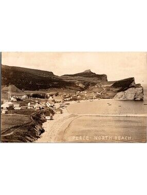 Perce Quebec Canada North Beach Coast Postcard